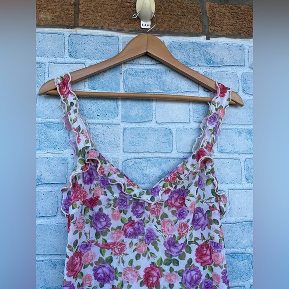 Resa Missy Floral Mini Dress size large - Picture 5 of 16
